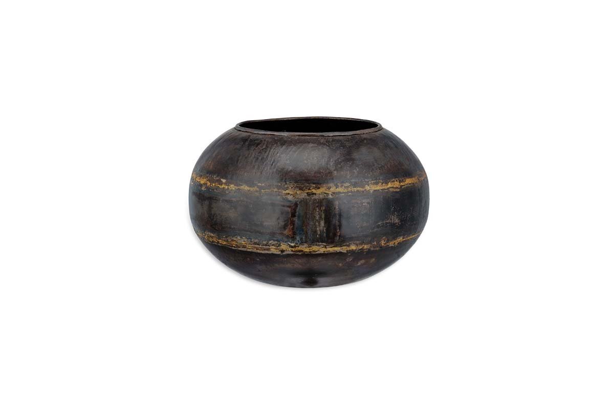 Nkuku Endo Reclaimed Iron Globe Planter
