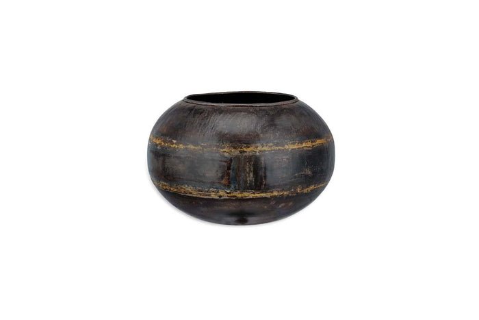 Nkuku Endo Reclaimed Iron Globe Planter — plant pot from Botanic Row