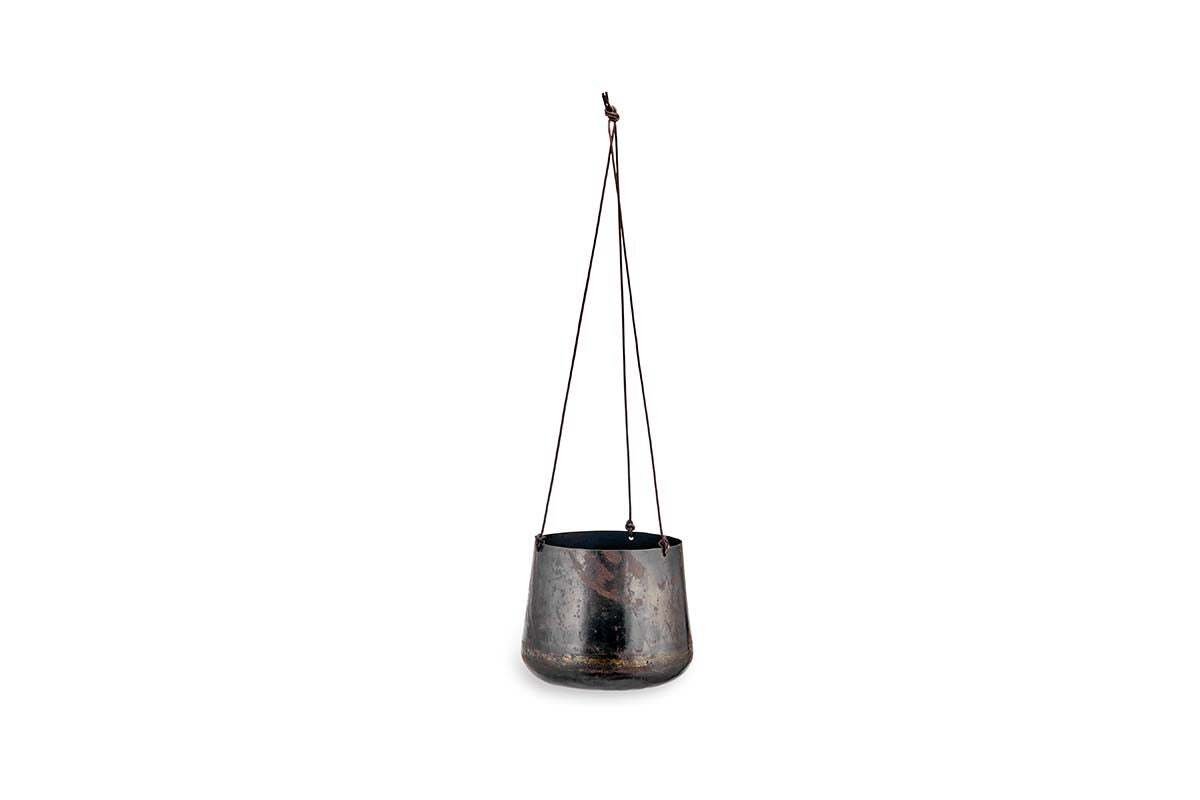 Nkuku Endo Reclaimed Iron Hanging Planter