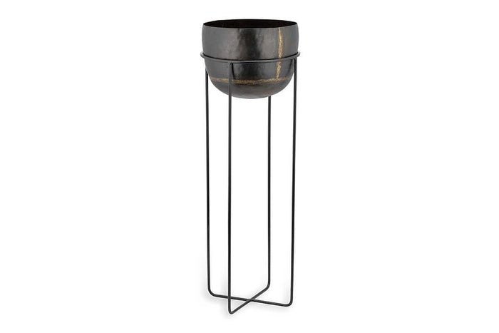 Nkuku Endo Reclaimed Iron Planter Stand — plant pot from Botanic Row