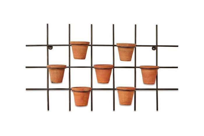 Nkuku Jara Terracotta Wall Hung Planter — plant pot from Botanic Row