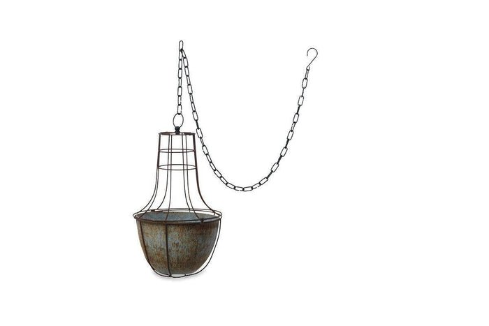Nkuku Abari Caged Hanging Planter — plant pot from Botanic Row
